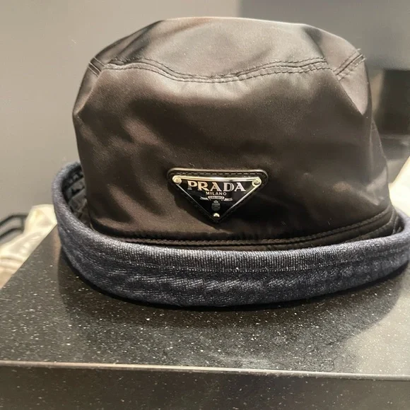Prada | Accessories | Authentic Prada Bucket Hat Sz Small 